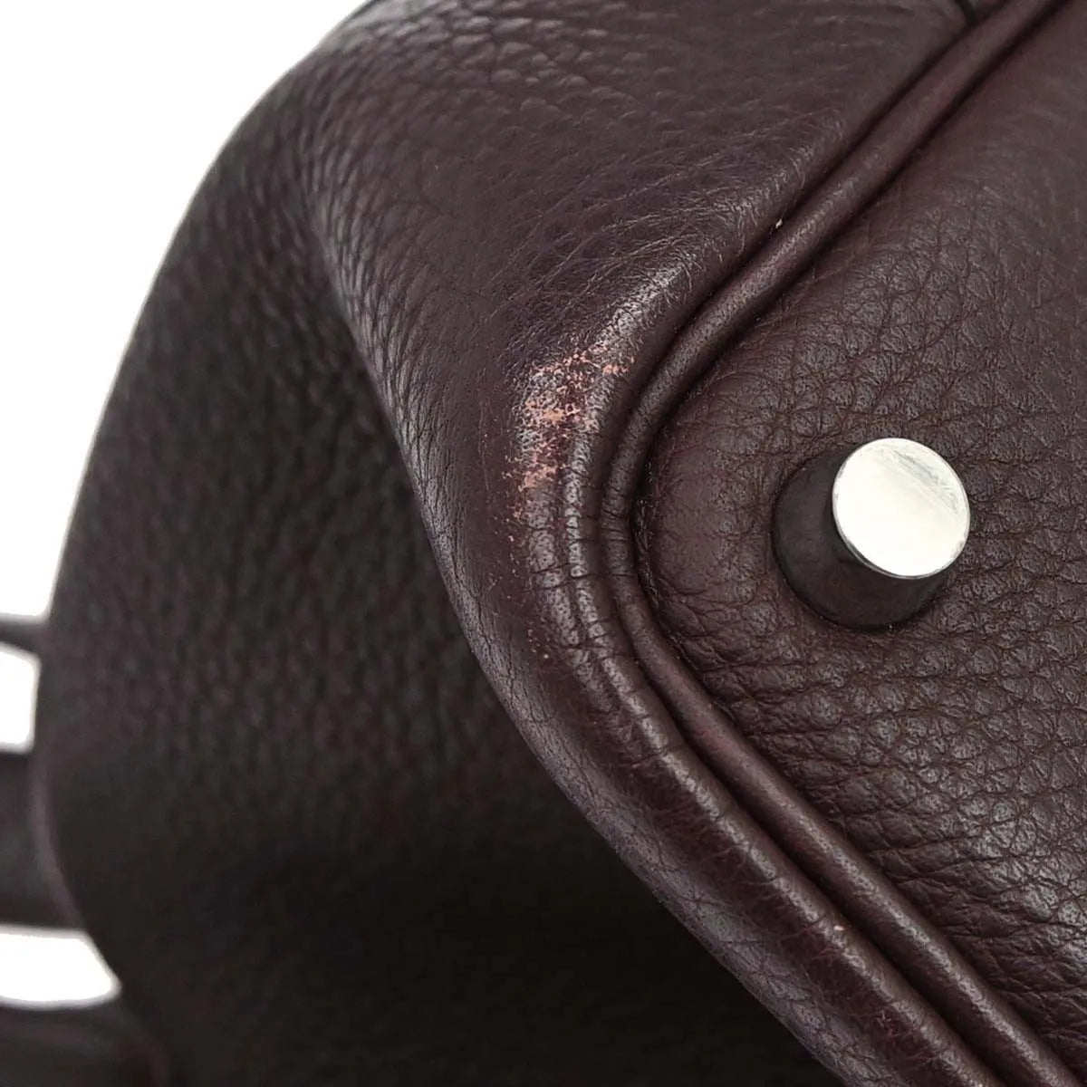 Hermes Picotin Lock Clemence Brown Leather Handbag (Pre-Owned)