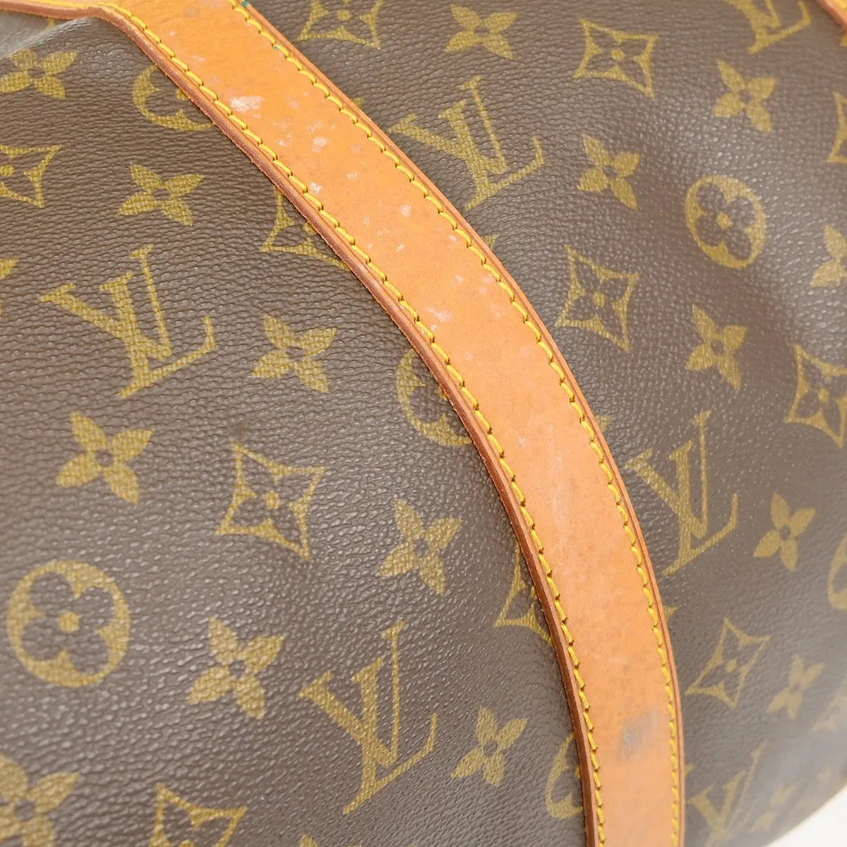 Louis Vuitton Keepall Monogram Canvas Brown Canvas Travel Bag Bag (Pre-Owned)
