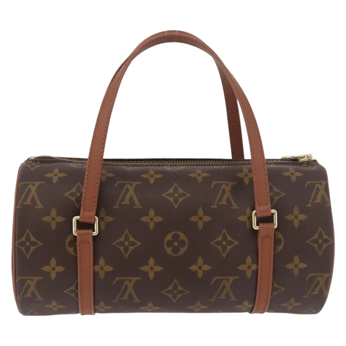 Louis Vuitton Papillon Monogram Canvas Brown Canvas Handbag (Pre-Owned)