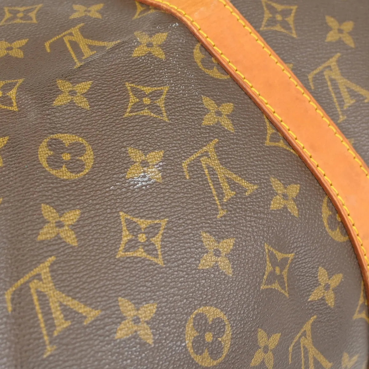 Louis Vuitton Keepall Monogram Canvas Brown Canvas Travel Bag Bag (Pre-Owned)