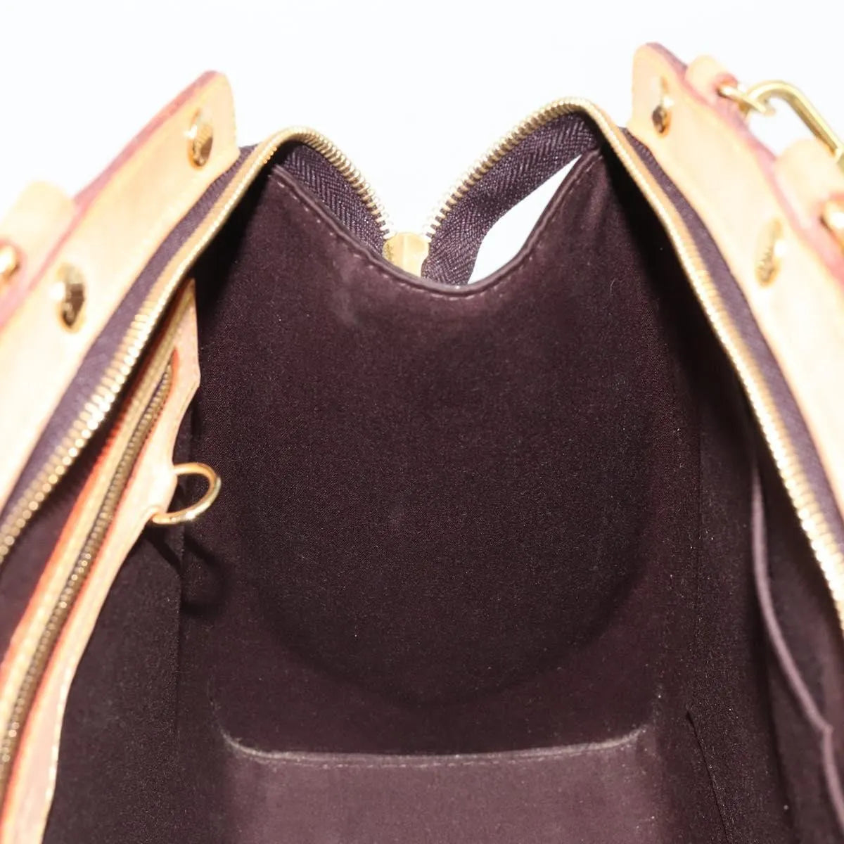 Louis Vuitton Blair Monogram Vernis Purple Patent_Leather Handbag (Pre-Owned)