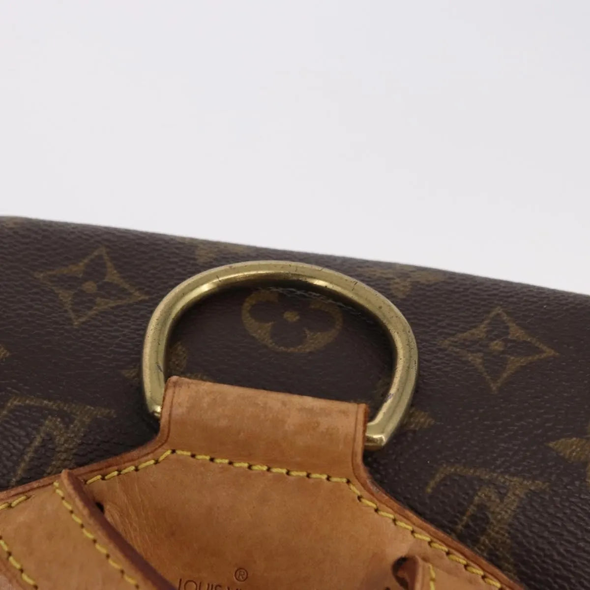 Louis Vuitton Montsouris Monogram Brown Canvas Backpack Bag (Pre-Owned)