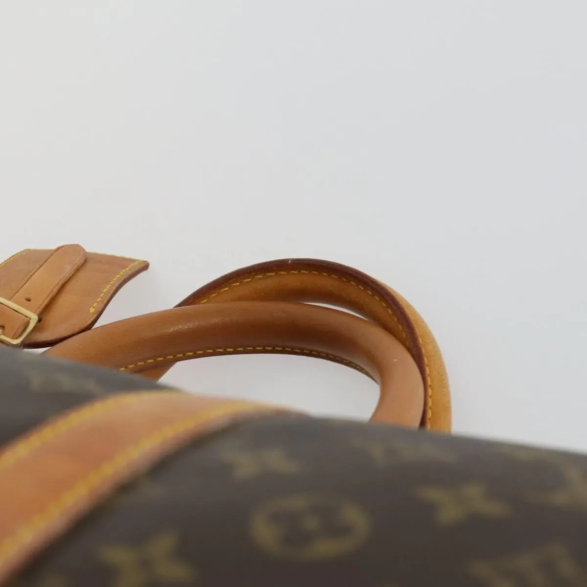 Louis Vuitton Keepall Bag Monogram Canvas Brown Canvas Travel Bag Bag (Pre-Owned)