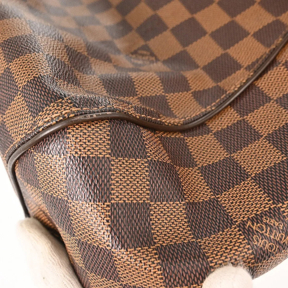 Louis Vuitton Sistina Damier Brown Canvas Handbag (Pre-Owned)