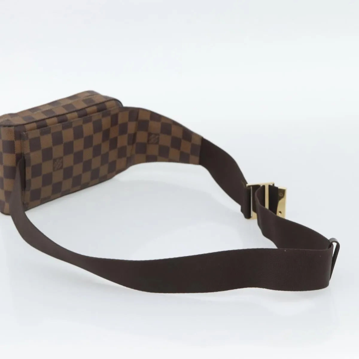 Louis Vuitton Geronimos Waist Damier Brown Canvas Shoulder Bag Bag (Pre-Owned)