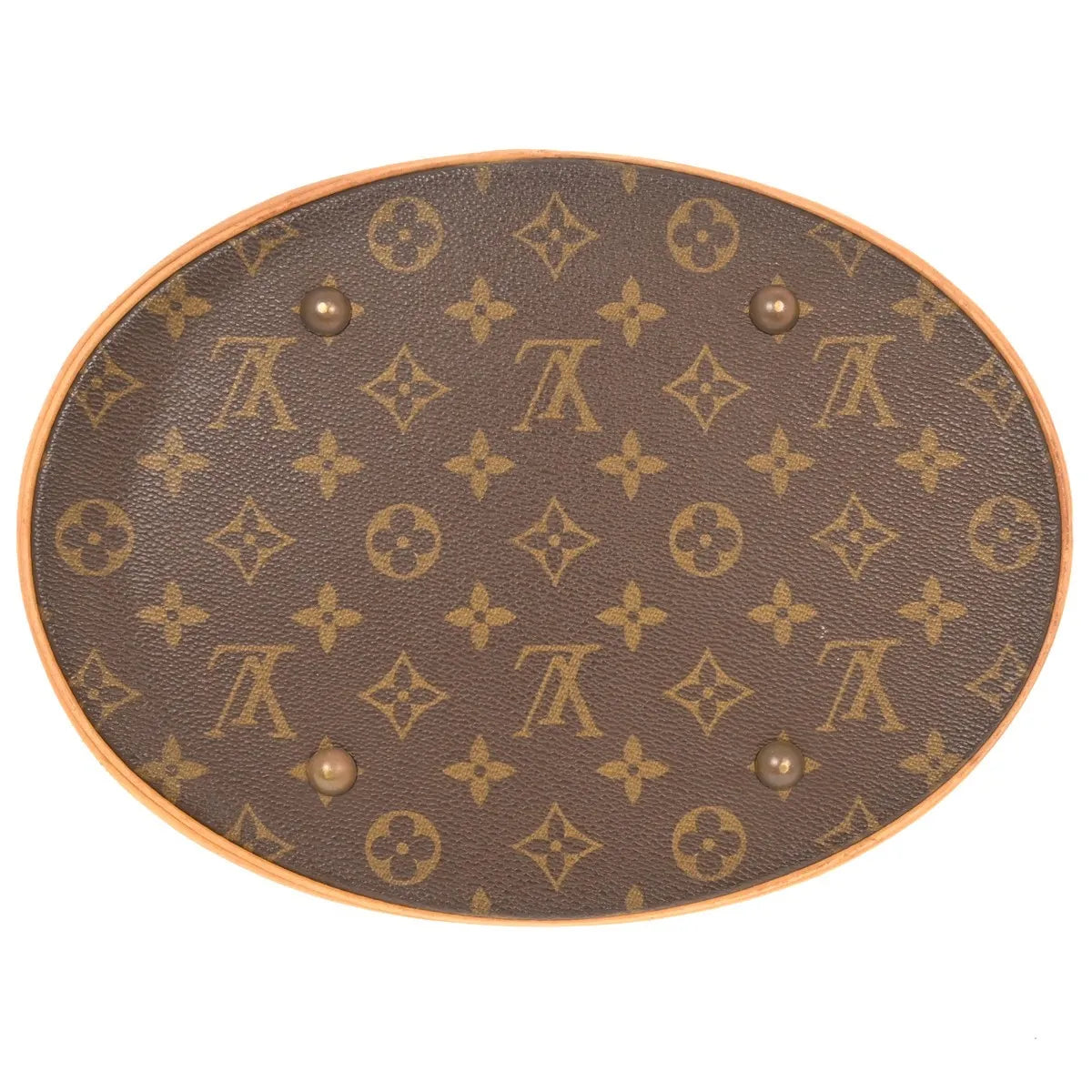 Louis Vuitton Bucket Monogram Canvas Brown Canvas Tote Bag Bag (Pre-Owned)