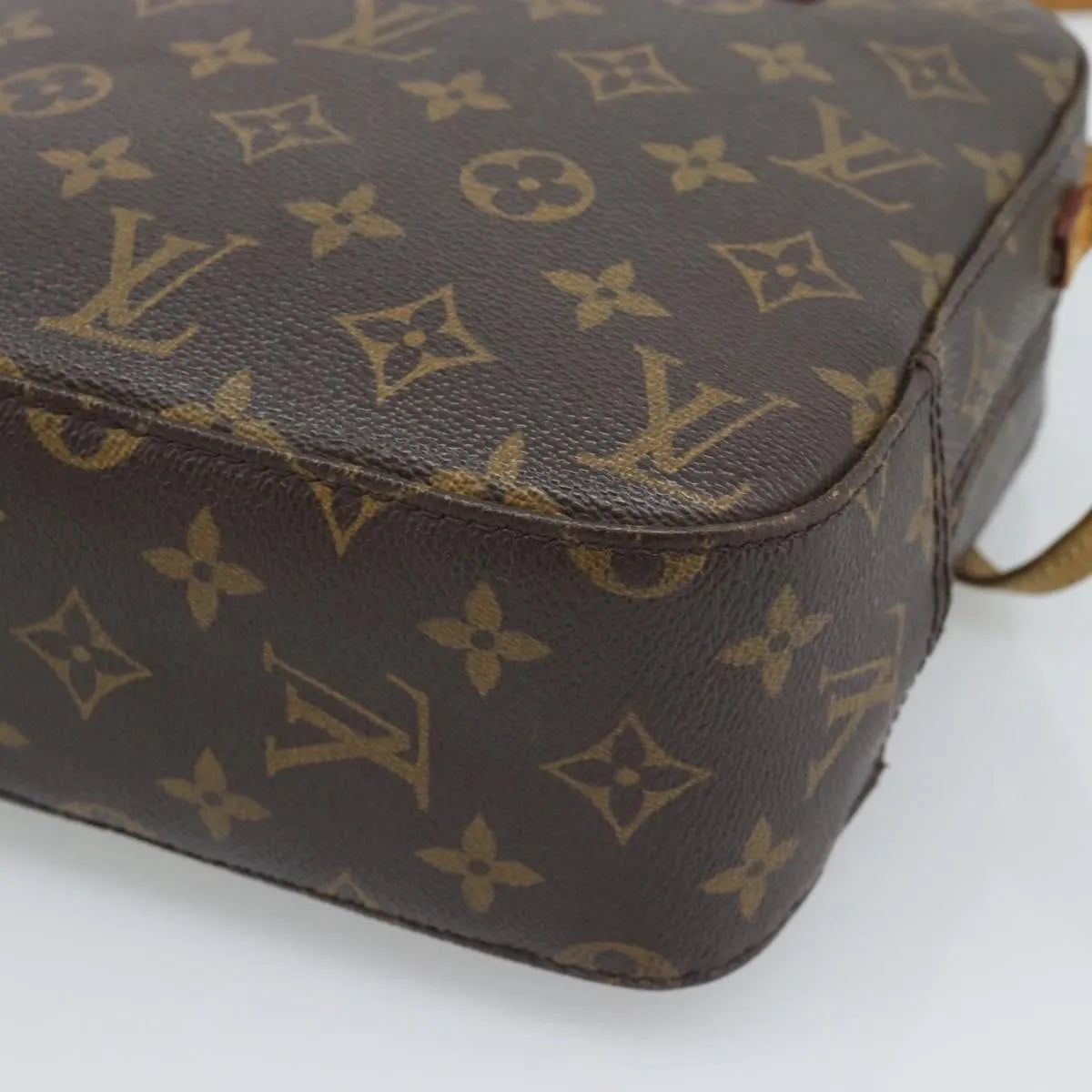 Louis Vuitton Spontini Monogram Canvas Brown Canvas Handbag (Pre-Owned)