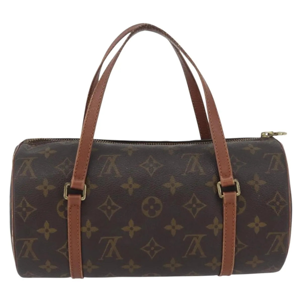 Louis Vuitton Papillon Monogram Canvas Brown Canvas Handbag (Pre-Owned)