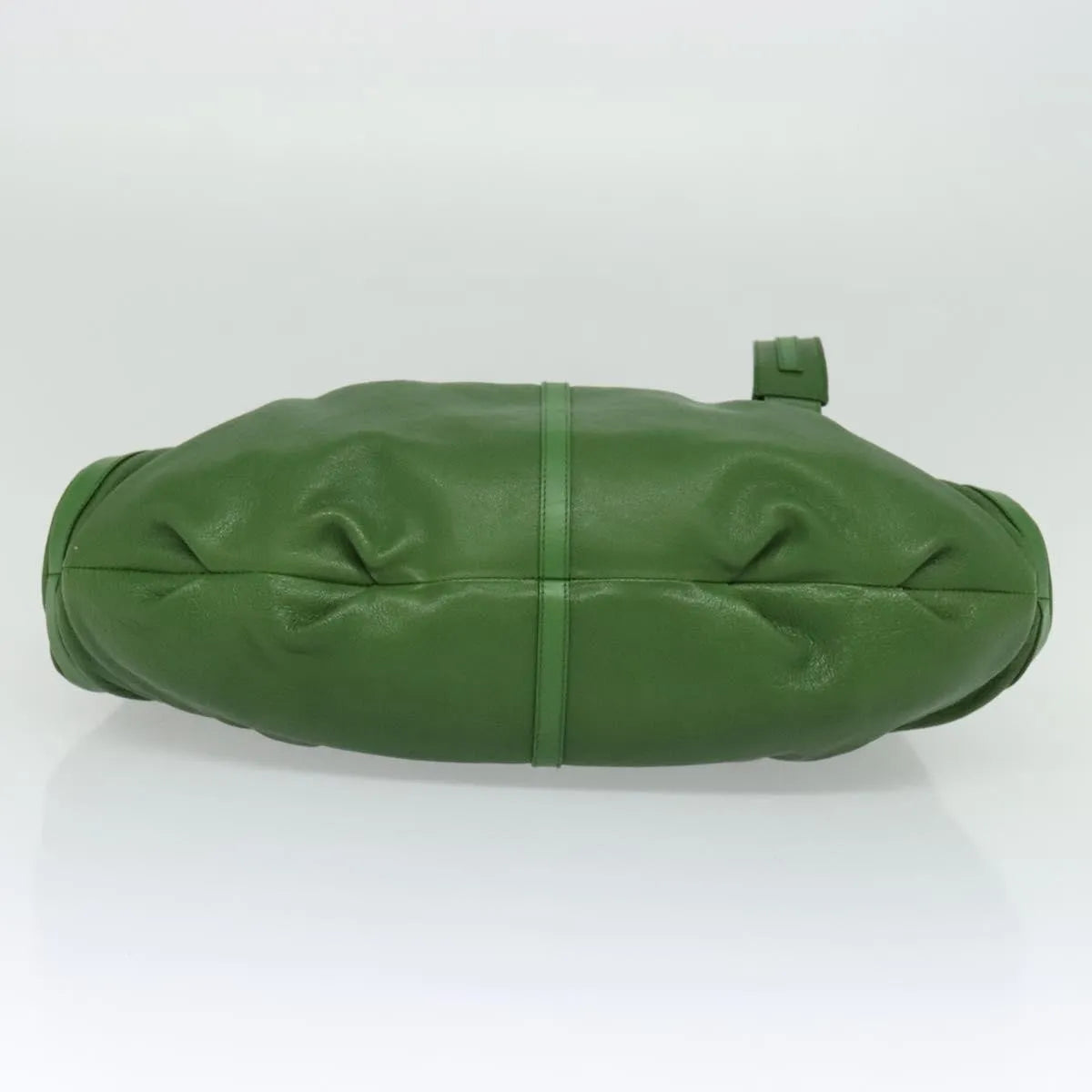 Bvlgari Chandra Hobo Leather Green Leather Handbag (Pre-Owned)