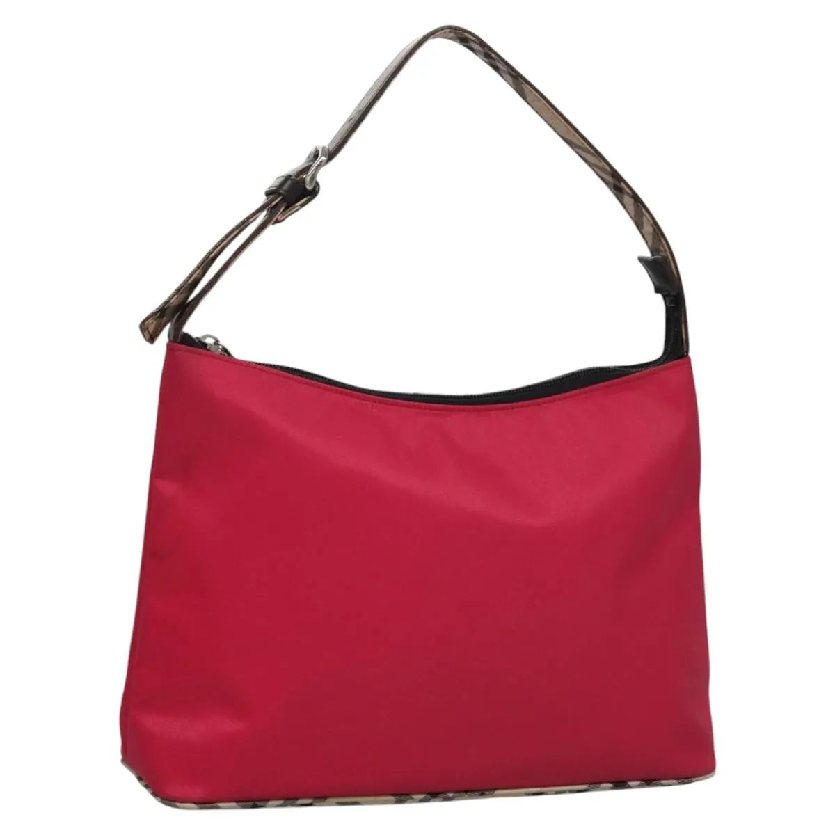 Burberry Nova Check Blue Label Nylon Pink Nylon Shoulder Bag Bag (Pre-Owned)