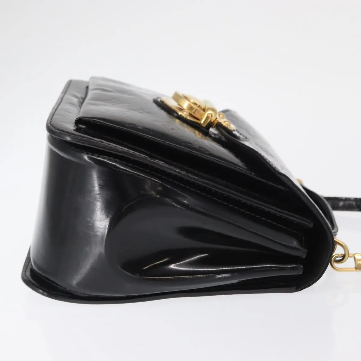 Louis Vuitton Mirada Monogram Vernis Black Patent_Leather Handbag (Pre-Owned)