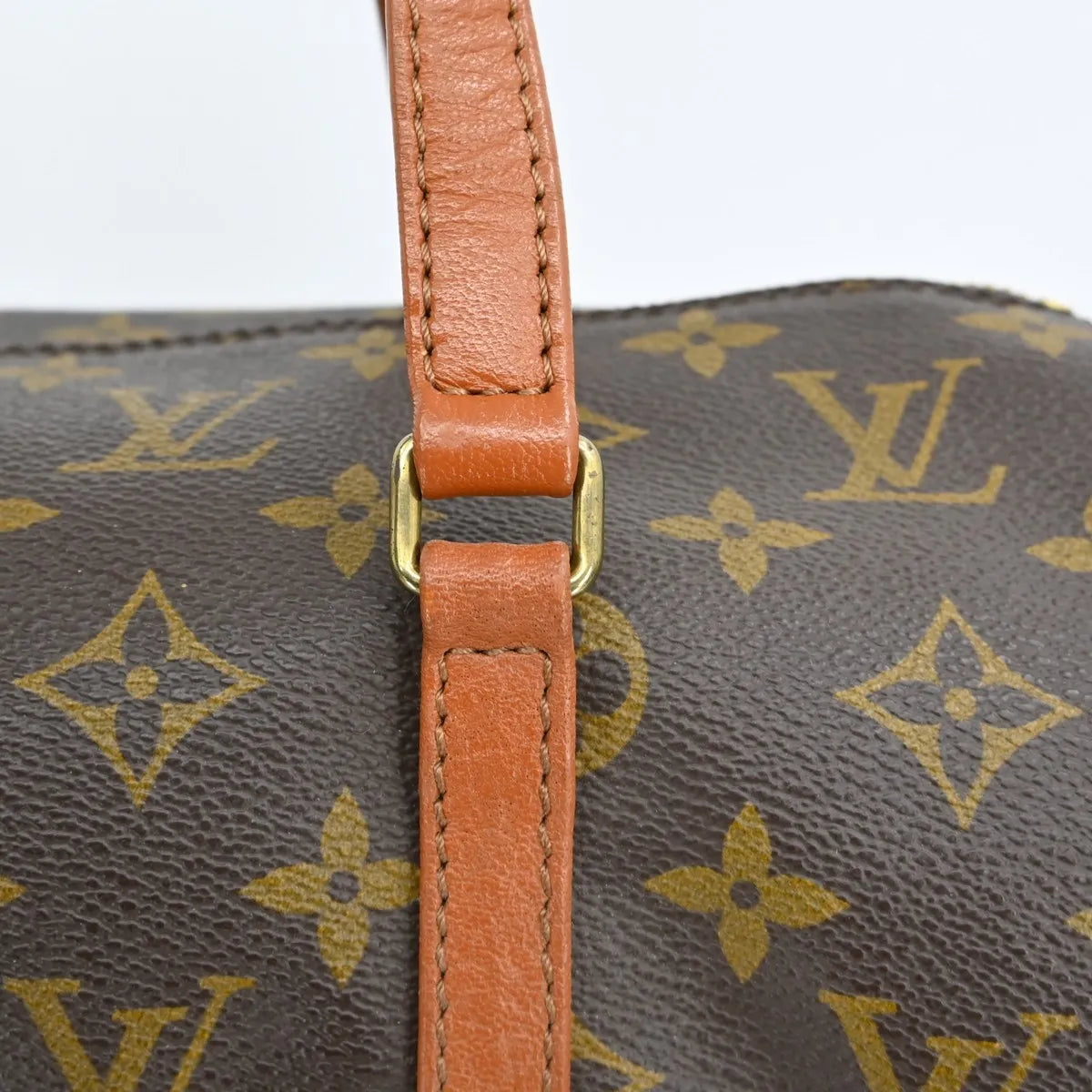 Louis Vuitton Papillon Monogram Canvas Brown Canvas Handbag (Pre-Owned)