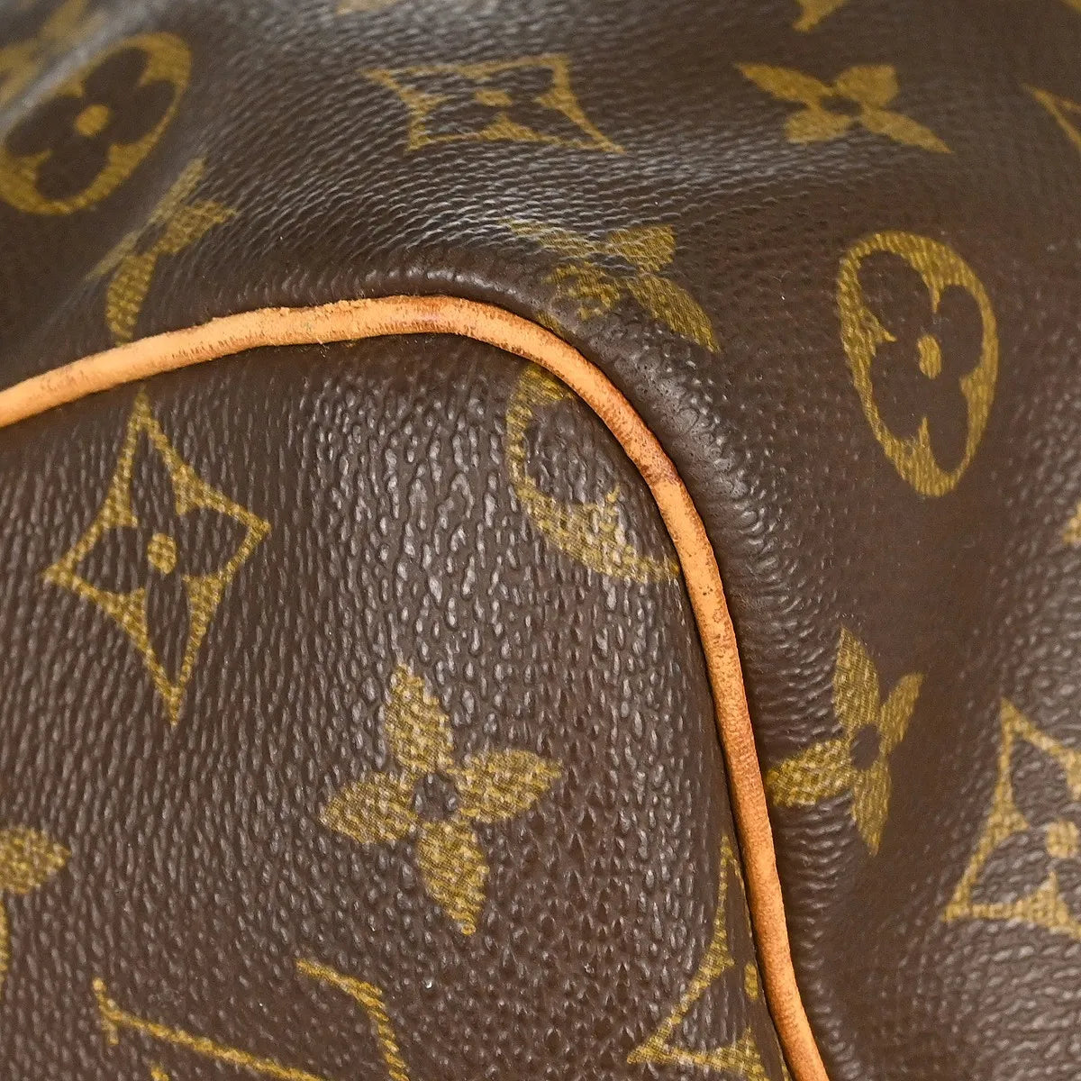 Louis Vuitton Keepall Bandouliere Monogram Canvas Brown Canvas Travel Bag Bag (Pre-Owned)