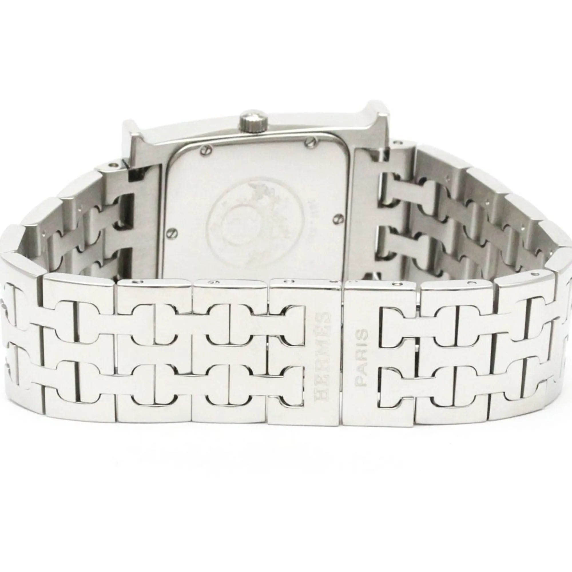Hermes Heure H Quartz Stainless Steel Watch (Pre-Owned)
