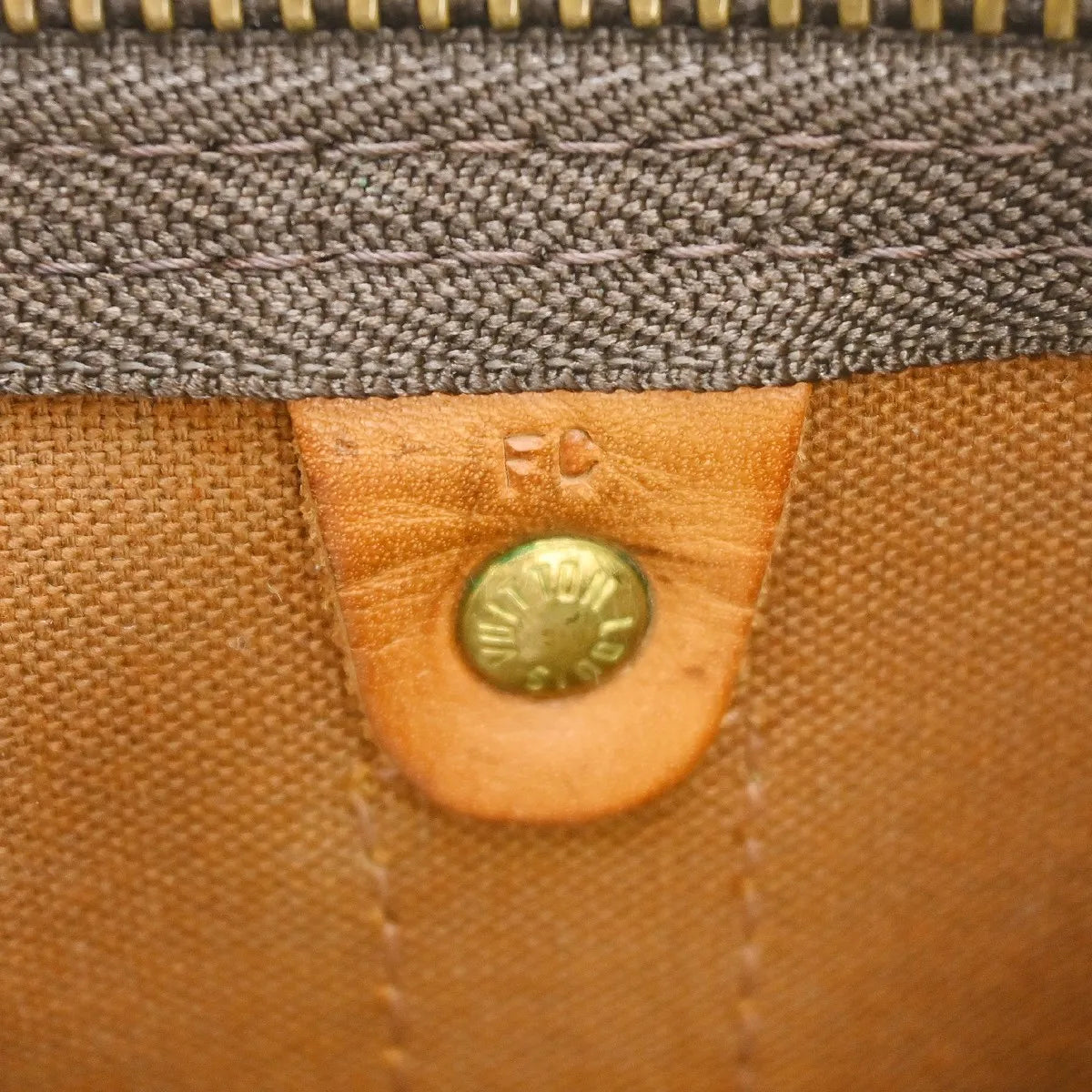 Louis Vuitton Keepall Monogram Canvas Brown Canvas Travel Bag Bag (Pre-Owned)