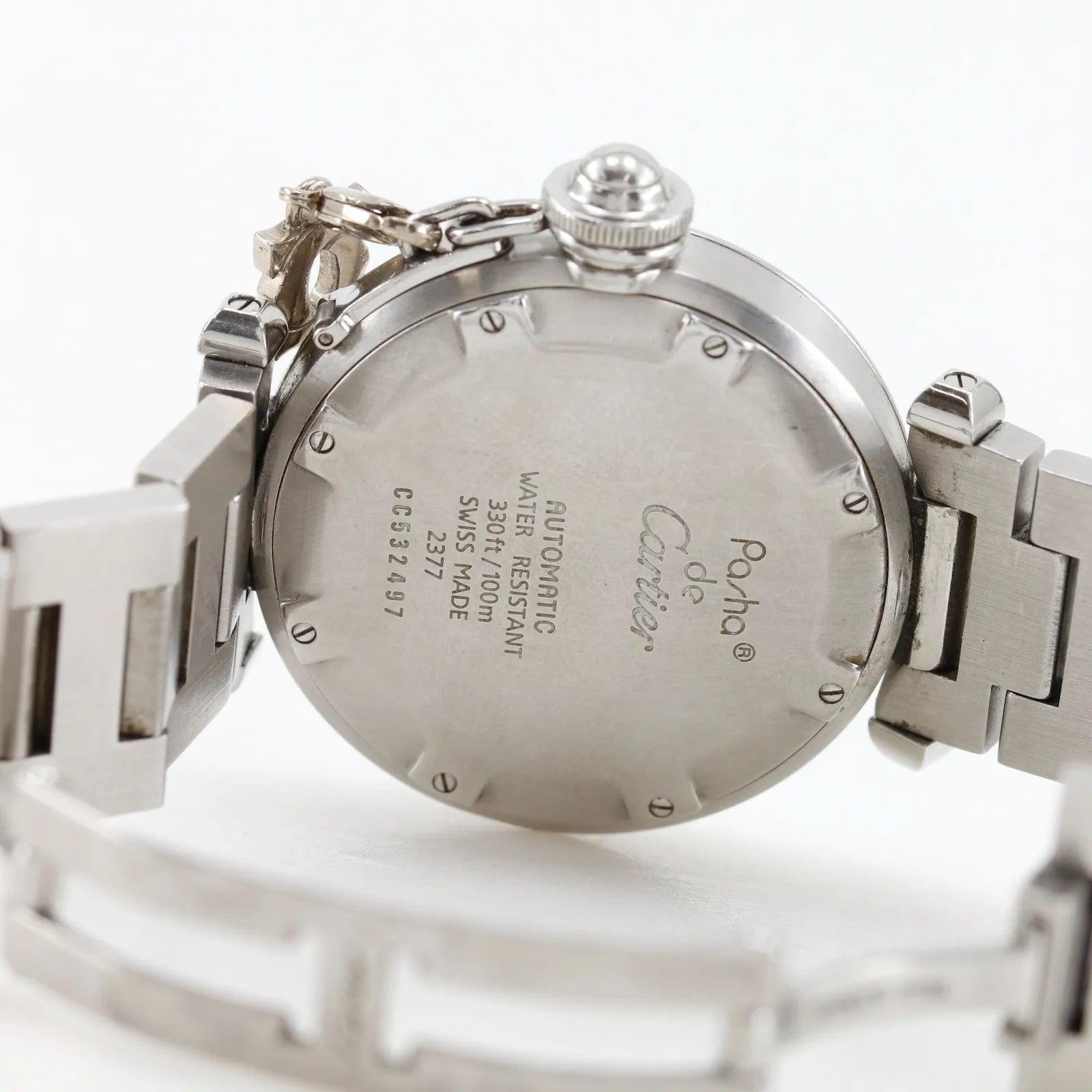 Cartier Pasha C Gmt Automatic Stainless Steel Watch (Pre-Owned)