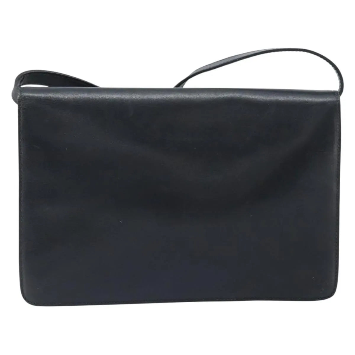 Celine Vintage Leather Black Leather Shoulder Bag Bag (Pre-Owned)