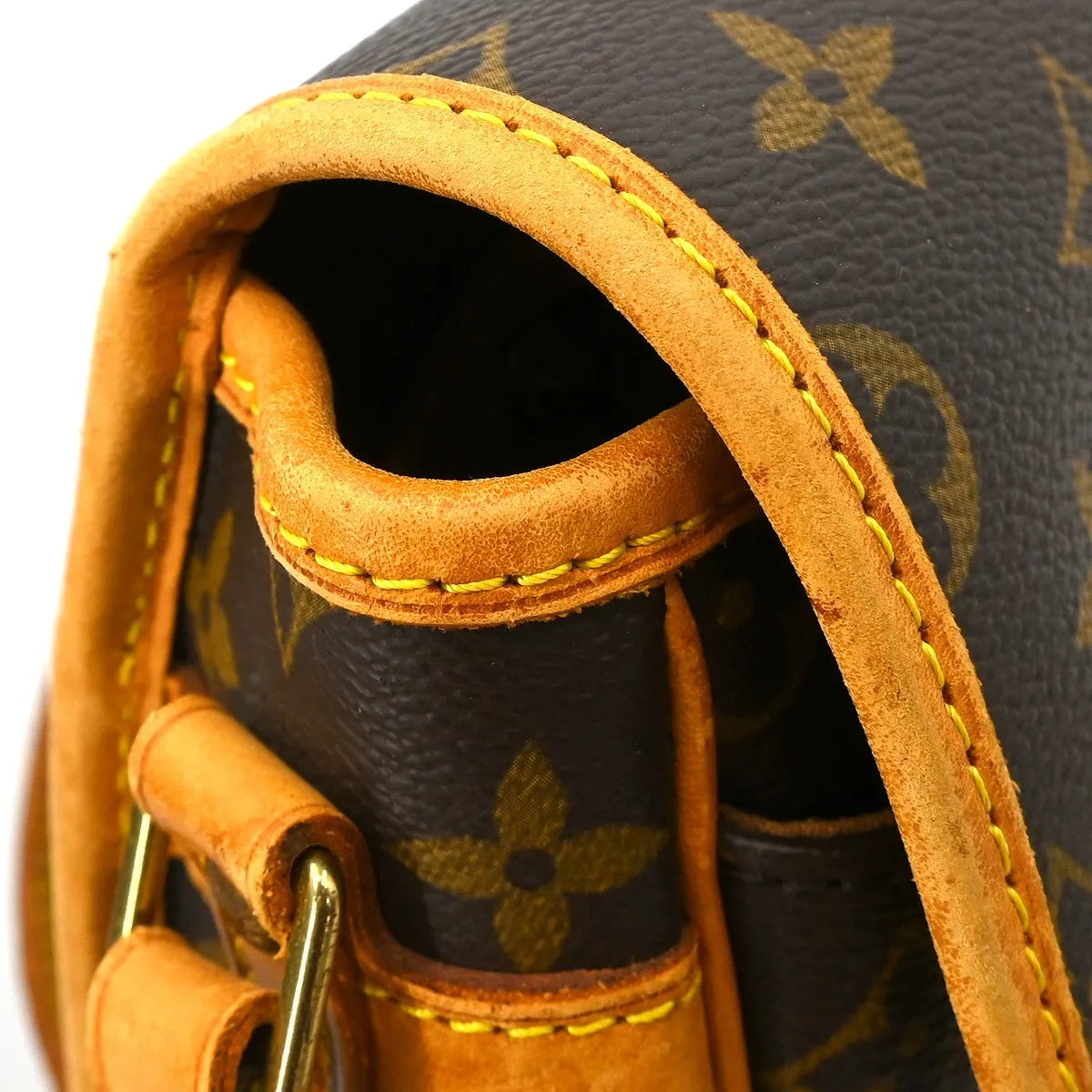Louis Vuitton Sologne Monogram Canvas Brown Canvas Shoulder Bag Bag (Pre-Owned)