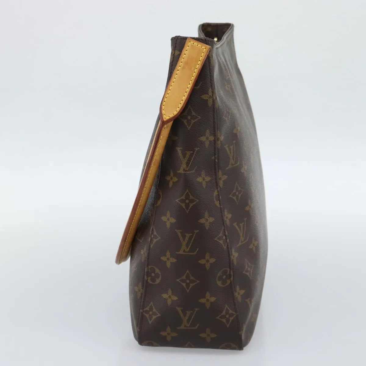 Louis Vuitton Looping Monogram Canvas Brown Canvas Handbag (Pre-Owned)