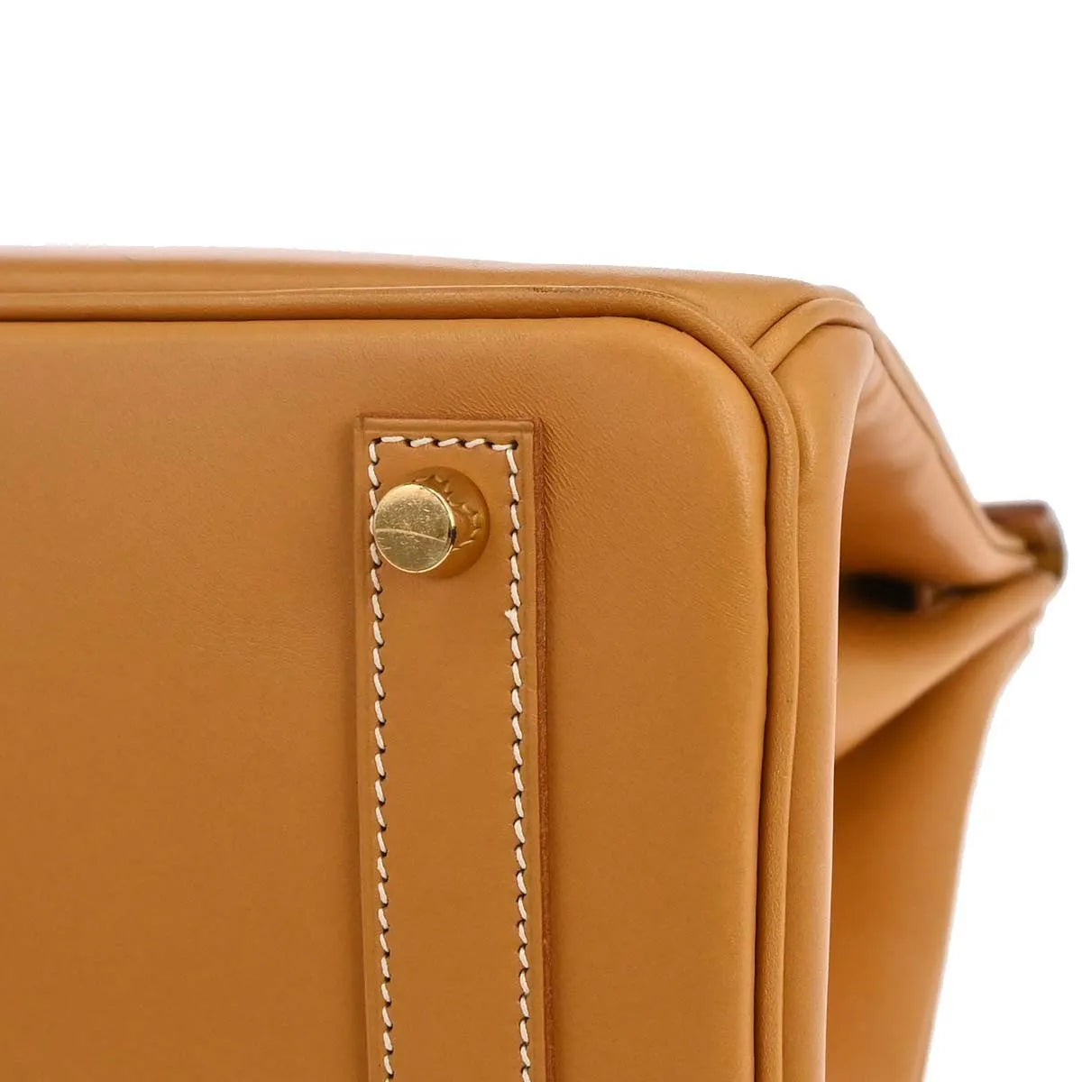 Hermes Hac Birkin Bag Brown Vache Natural With Gold Hardware Neutral Leather Handbag (Pre-Owned)