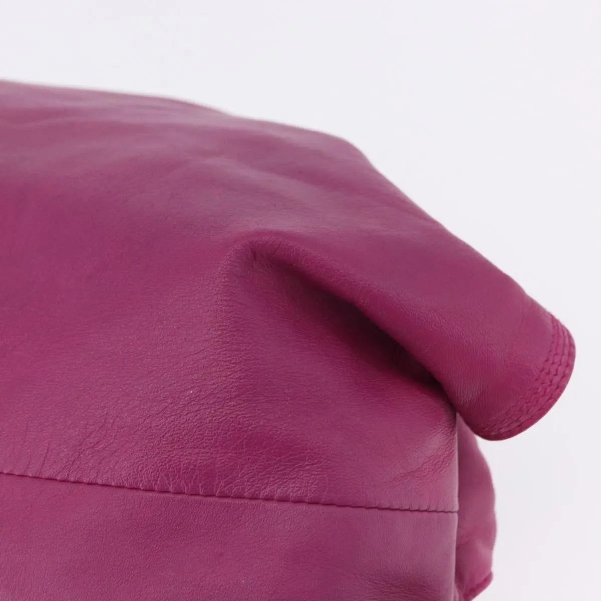 Loewe Anagram Logo Nappa Aire Hand Leather Pink Leather Handbag (Pre-Owned)