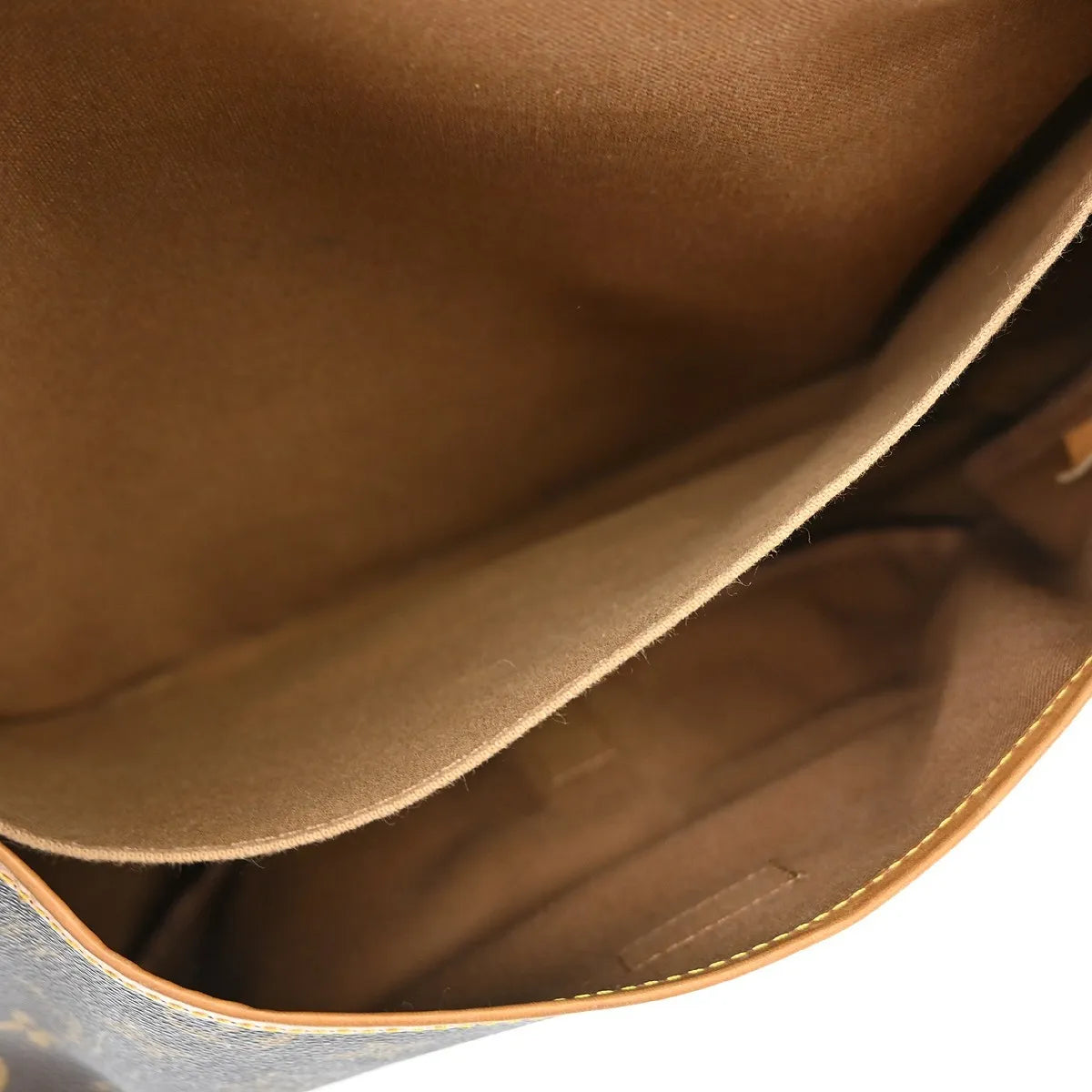 Louis Vuitton Saumur Monogram Canvas Brown Canvas Shoulder Bag Bag (Pre-Owned)