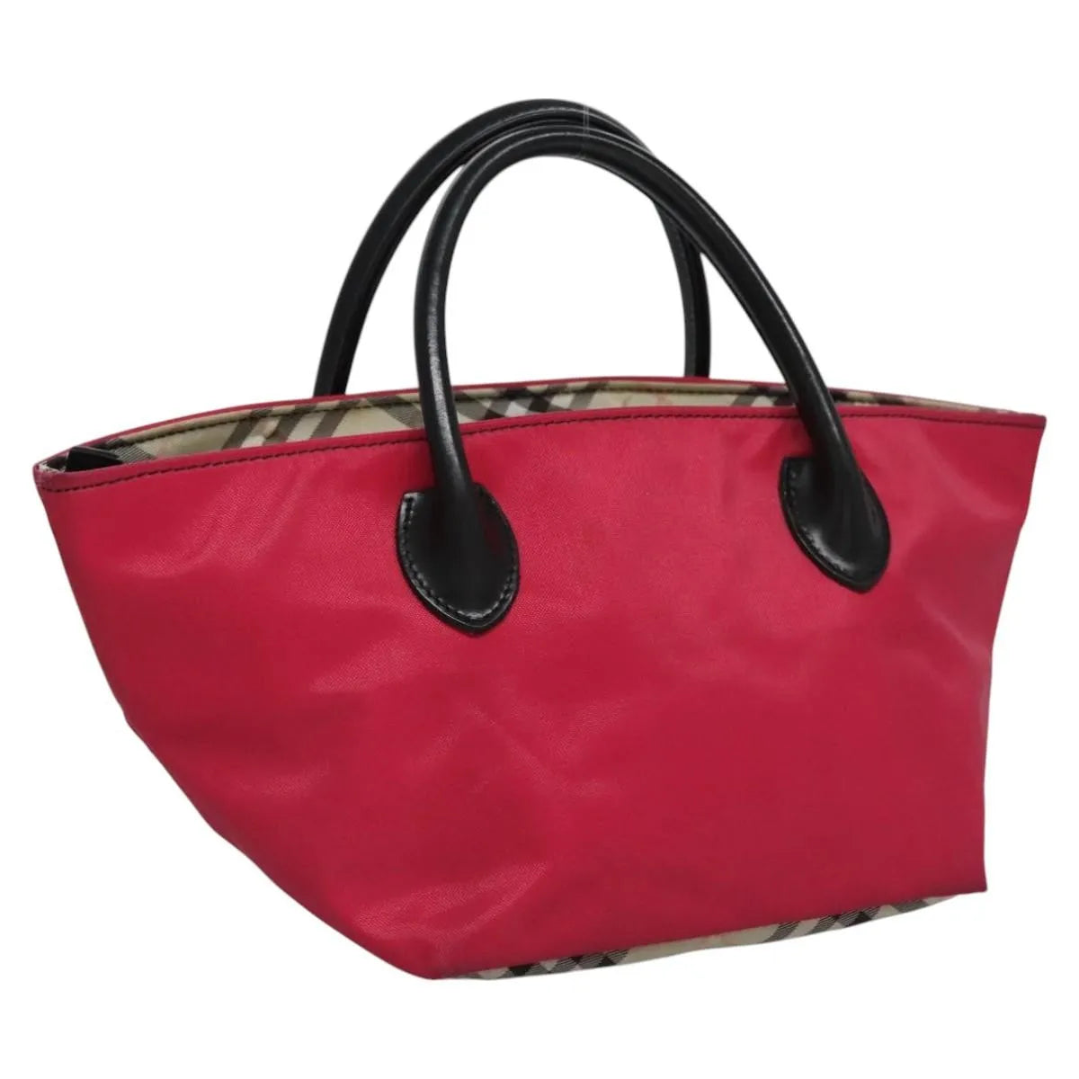 Burberry Blue Label Nylon Pink Nylon Tote Bag Bag (Pre-Owned)