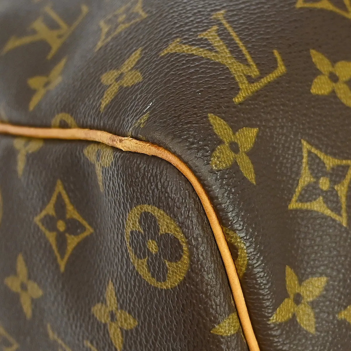 Louis Vuitton Keepall Monogram Canvas Brown Canvas Travel Bag Bag (Pre-Owned)