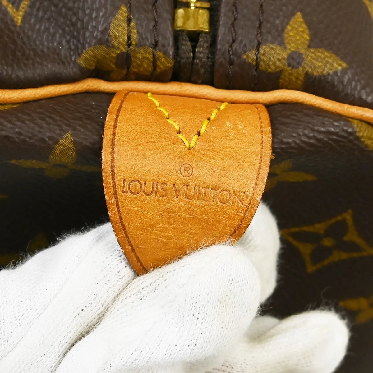 Louis Vuitton Keepall Bag Monogram Canvas Brown Canvas Travel Bag Bag (Pre-Owned)