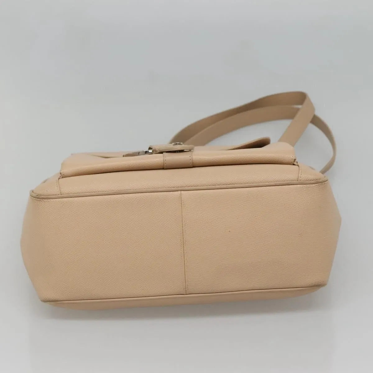 Bvlgari Vintage Leather Beige Leather Tote Bag Bag (Pre-Owned)