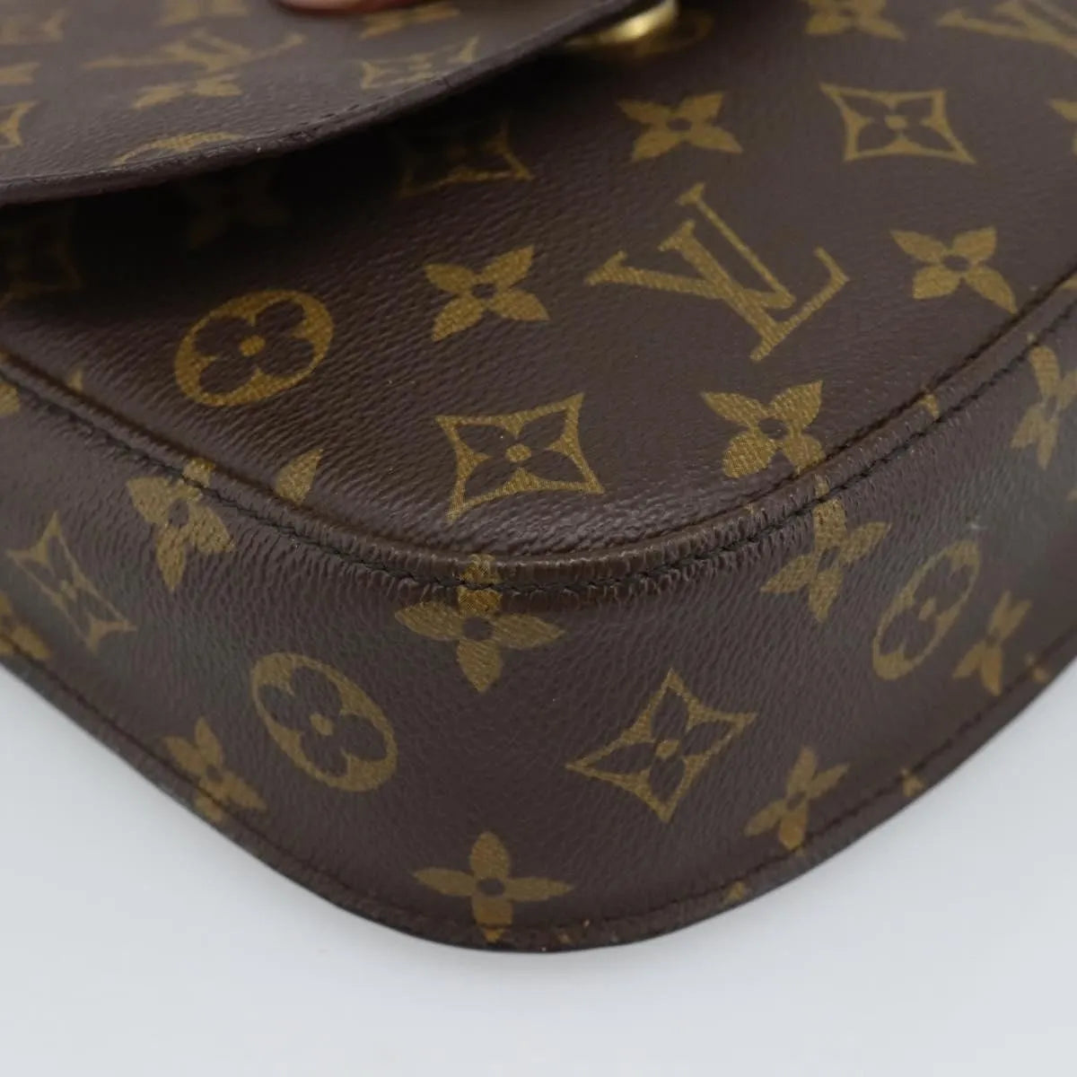 Louis Vuitton Saint Cloud Monogram Canvas Brown Canvas Shoulder Bag Bag (Pre-Owned)
