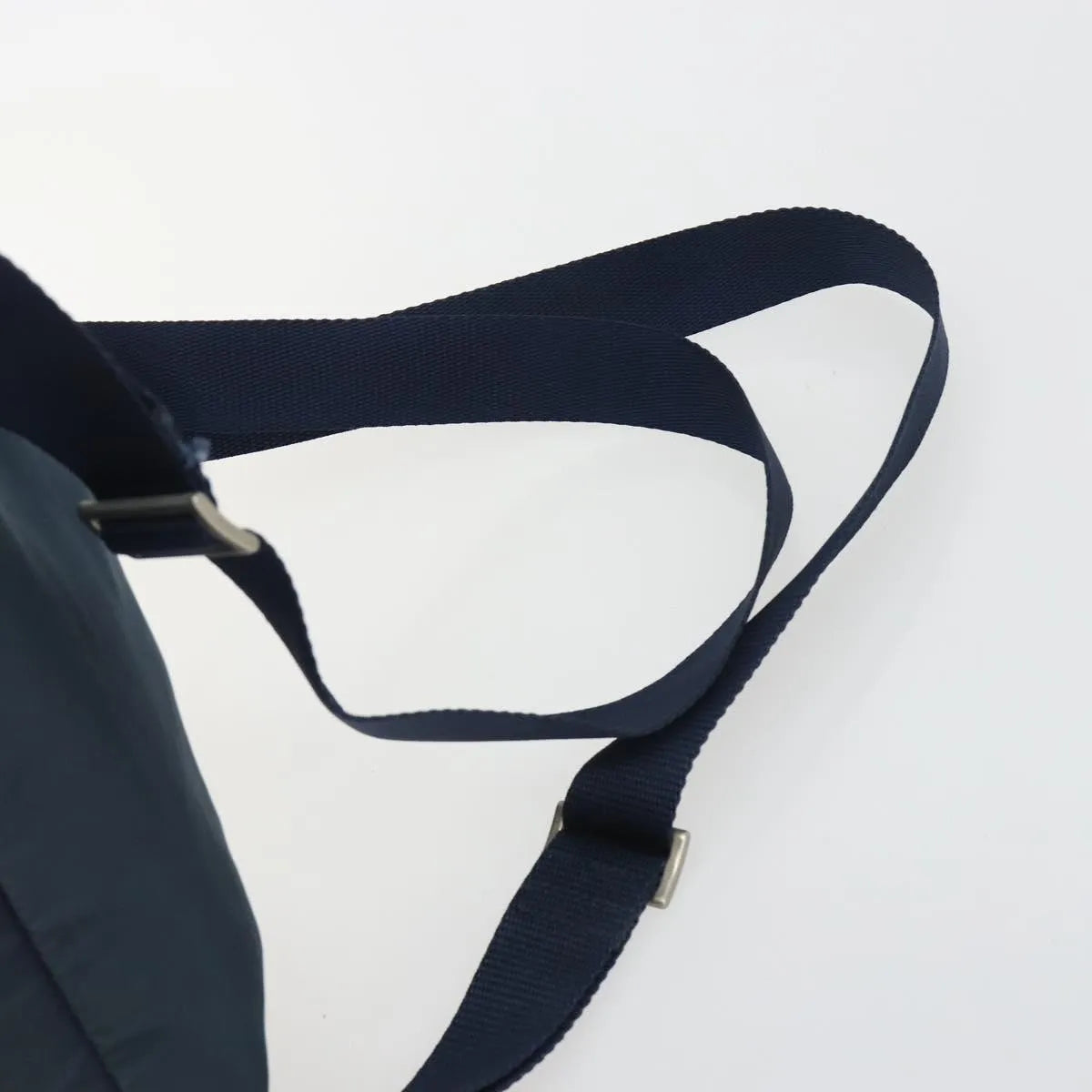 Prada Double Front Pocket Tessuto Navy Nylon Backpack Bag (Pre-Owned)