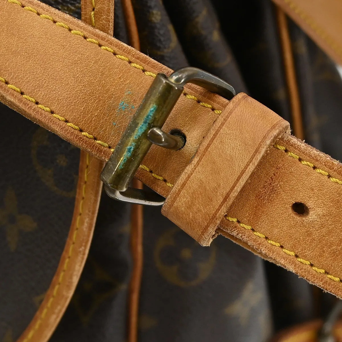 Louis Vuitton Saumur Monogram Canvas Brown Canvas Shoulder Bag Bag (Pre-Owned)