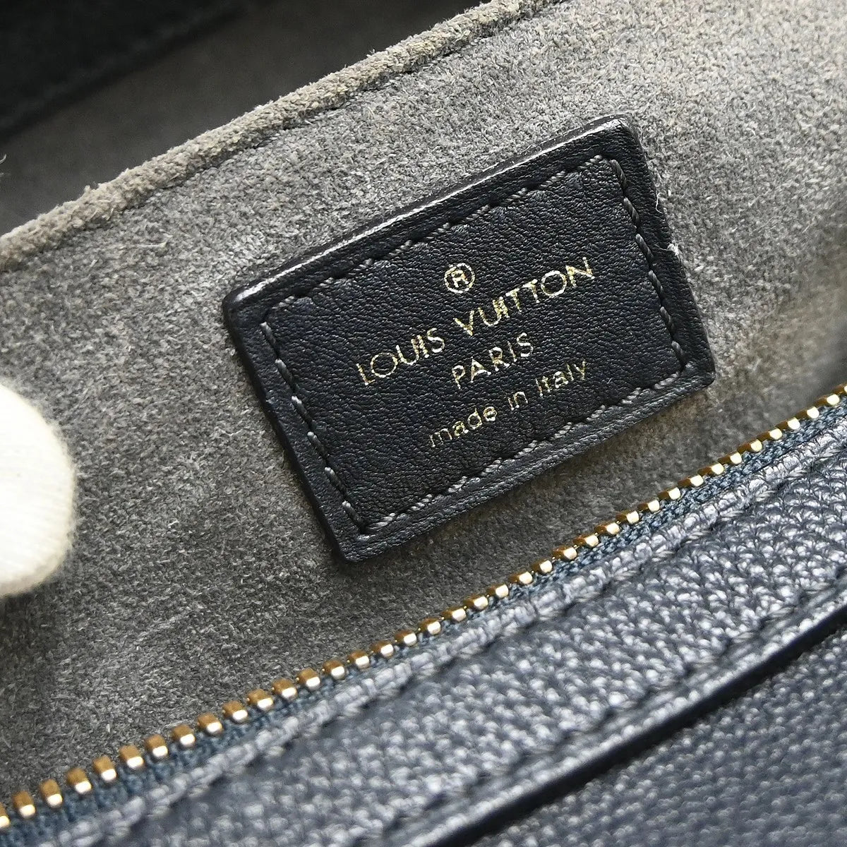 Louis Vuitton Sofia Coppola Sc Leather Navy Leather Handbag (Pre-Owned)
