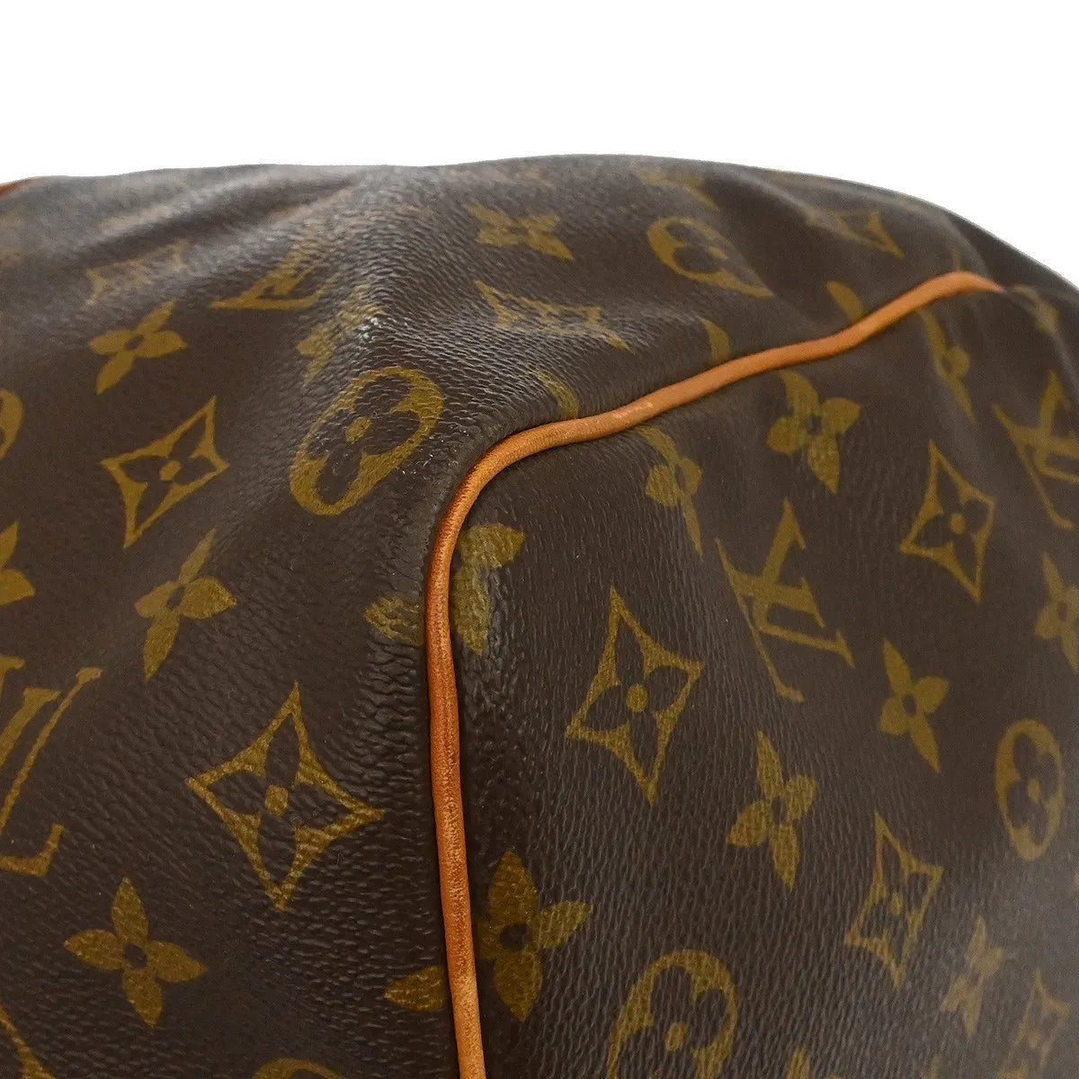 Louis Vuitton Keepall Monogram Canvas Brown Canvas Travel Bag Bag (Pre-Owned)