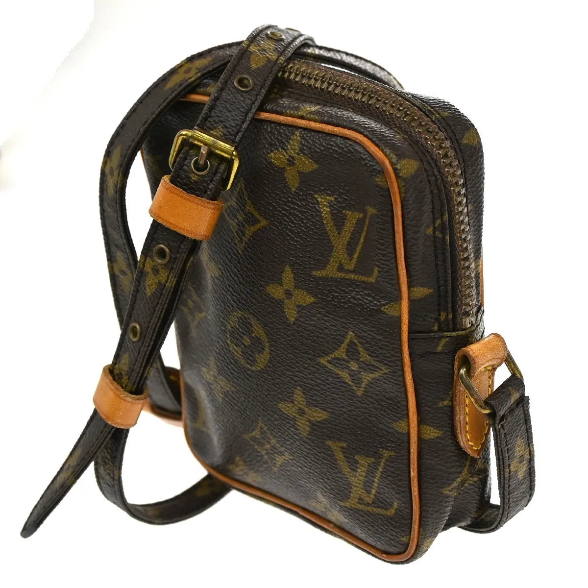 Louis Vuitton Danube Monogram Canvas Brown Canvas Clutche & Pouche Bag (Pre-Owned)