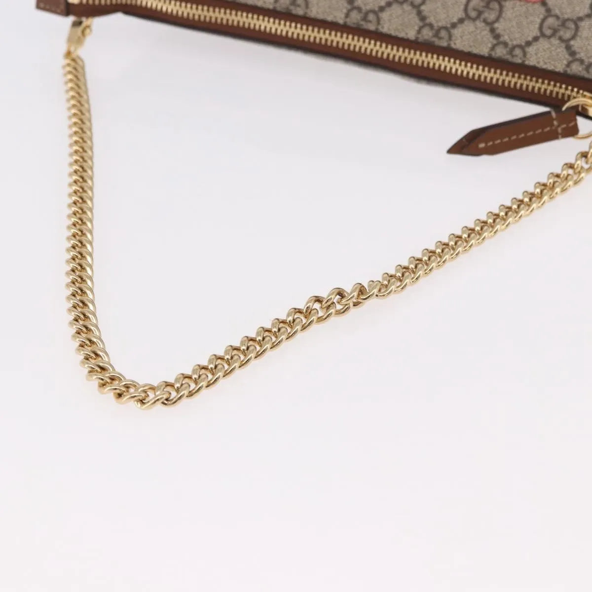 Gucci Pochette Gg Canvas Beige Pvc Clutche & Pouche Bag (Pre-Owned)