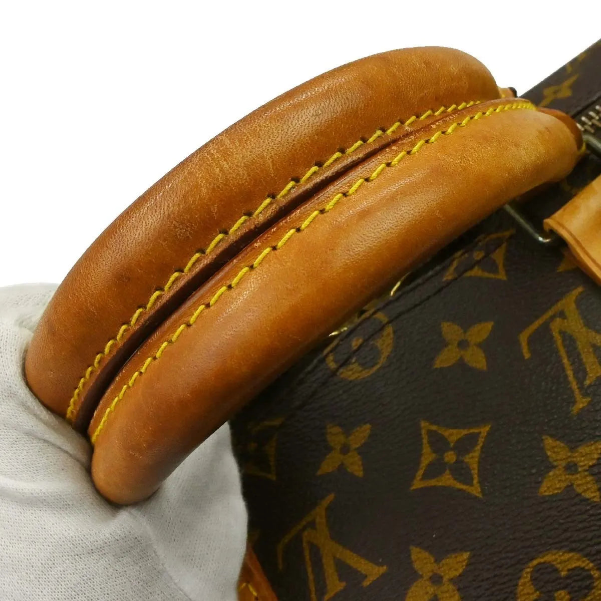 Louis Vuitton Keepall Monogram Canvas Brown Canvas Travel Bag Bag (Pre-Owned)