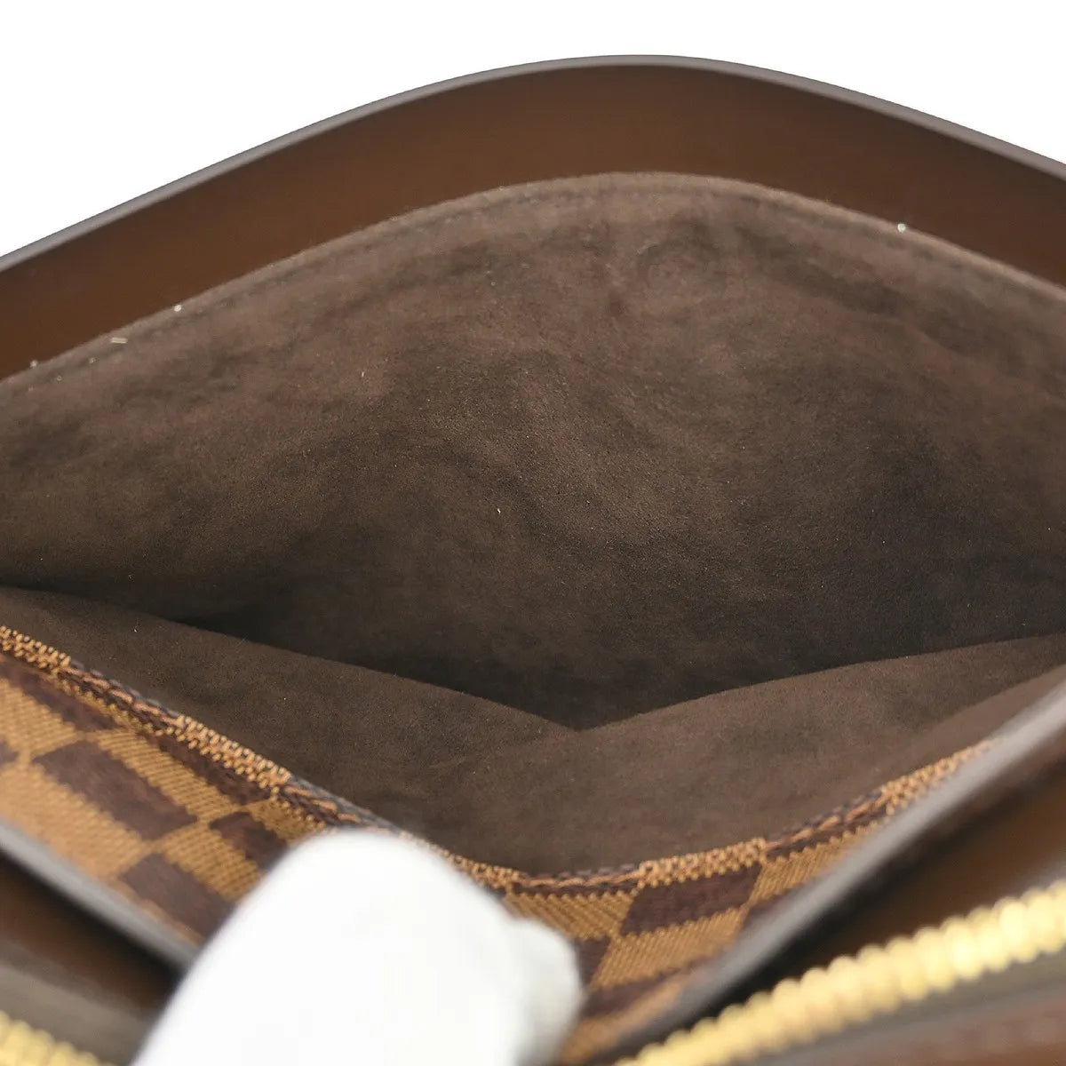 Louis Vuitton Pochette Saint Louis Damier Ebene Brown Canvas Clutche & Pouche Bag (Pre-Owned)