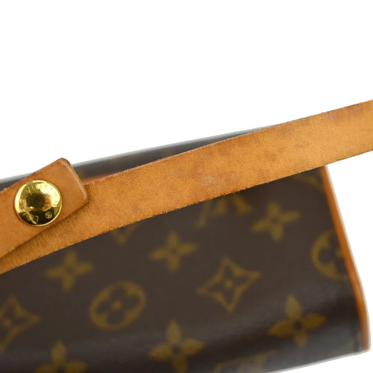 Louis Vuitton Florentine Waist Monogram Canvas Brown Canvas Clutche & Pouche Bag (Pre-Owned)