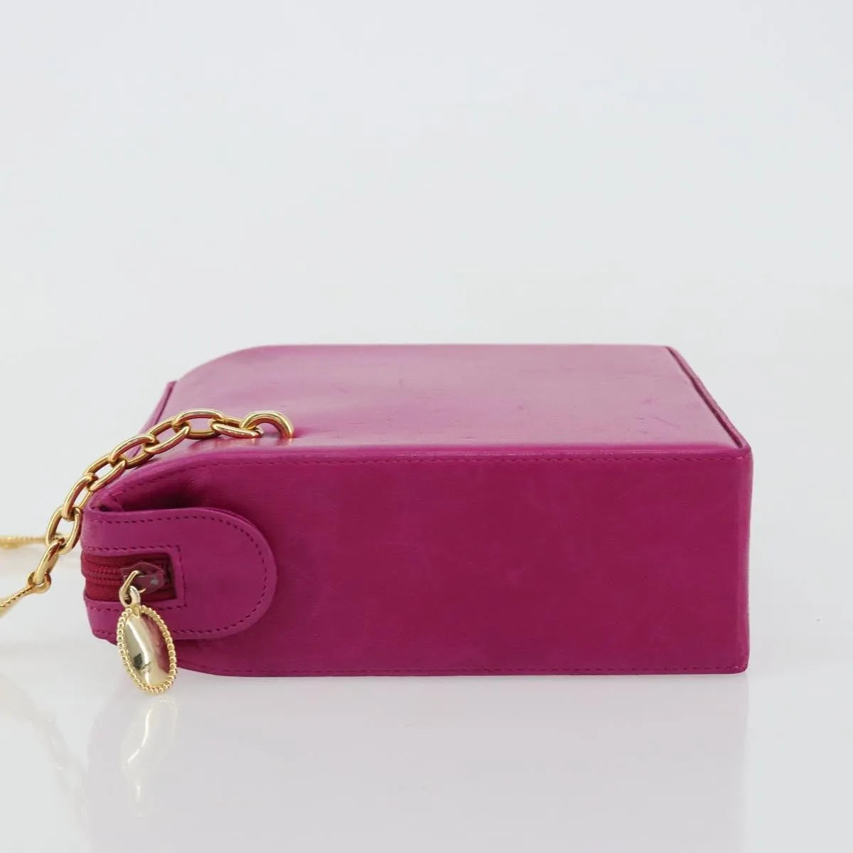 Christian Dior Chain Pink Leather Shoulder Bag Bag (Pre-Owned)