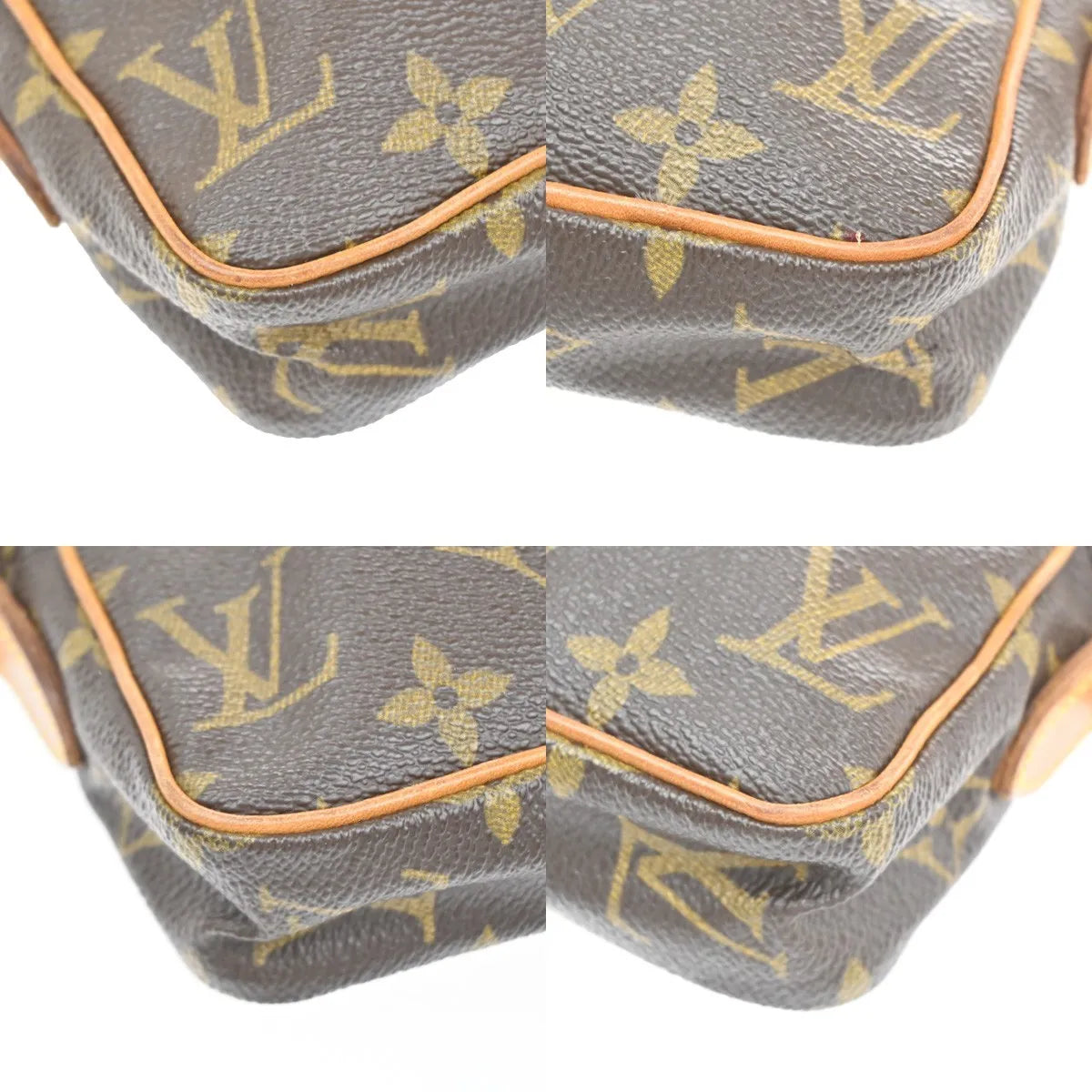 Louis Vuitton Danube Monogram Canvas Brown Canvas Clutche & Pouche Bag (Pre-Owned)