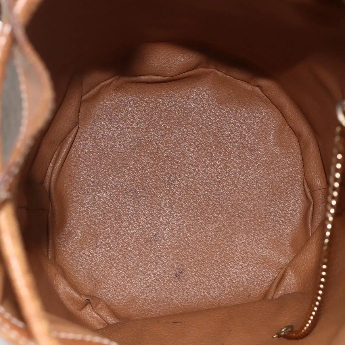 Celine Vintage Macadam Canvas And Leather Brown Canvas Backpack Bag (Pre-Owned)