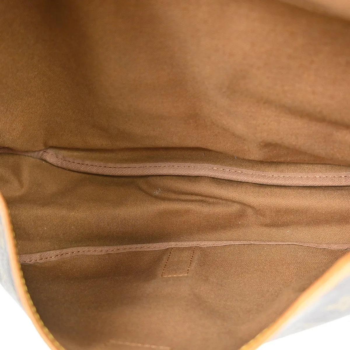 Louis Vuitton Saumur Monogram Canvas Brown Canvas Shoulder Bag Bag (Pre-Owned)