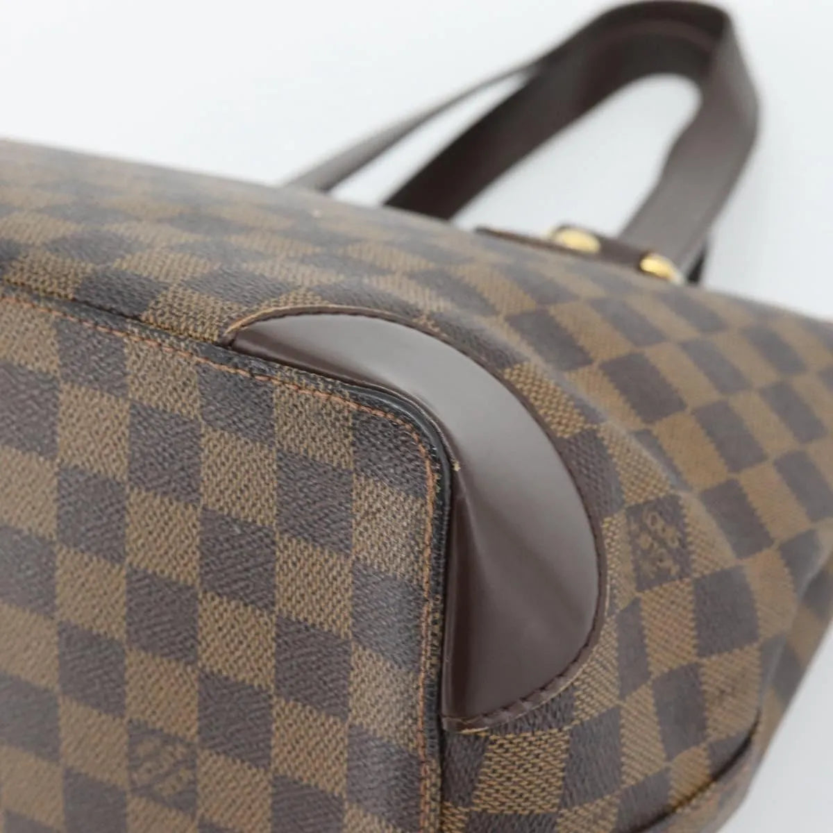 Louis Vuitton Hampstead Damier Brown Canvas Tote Bag Bag (Pre-Owned)