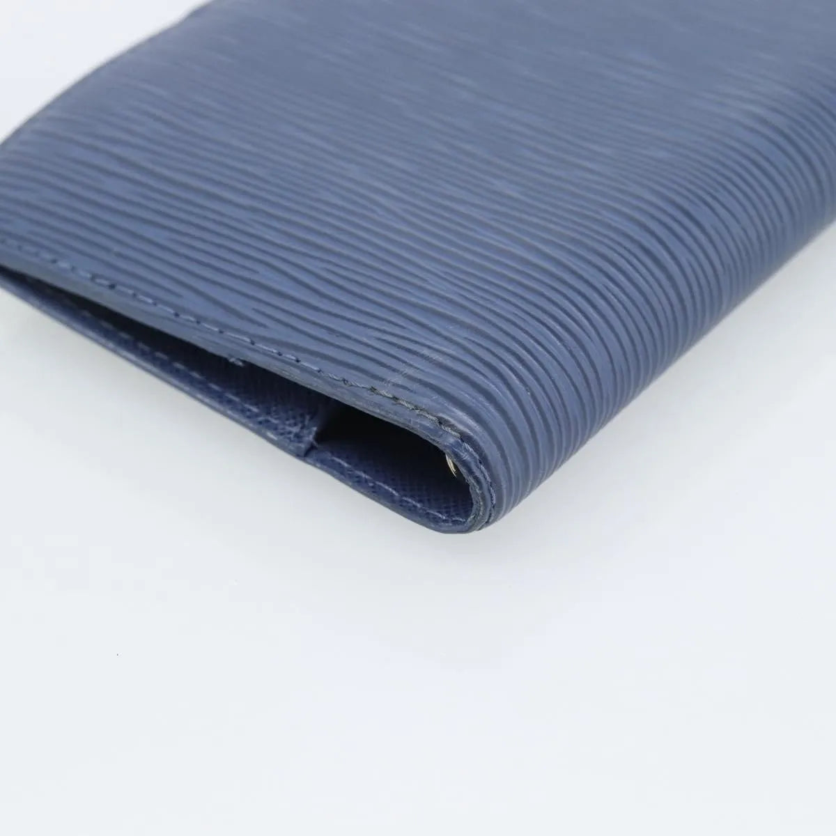 Louis Vuitton Agenda Cover Epi Blue Leather Clutche & Pouche Bag (Pre-Owned)