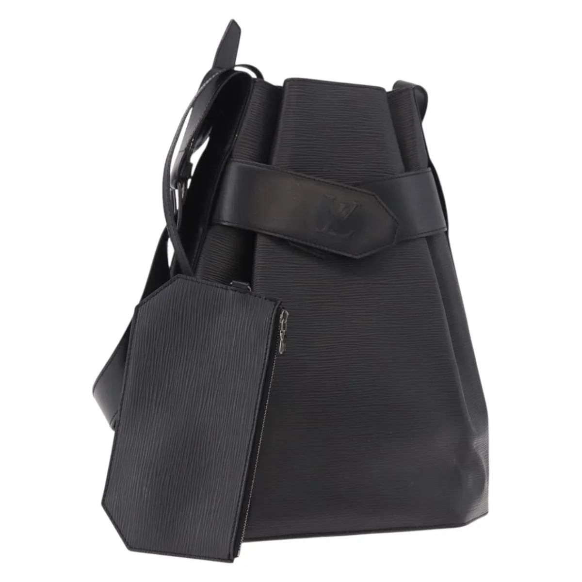 Louis Vuitton Vintage Sac D'epaule Handbag Epi Leather Black Leather Shoulder Bag Bag (Pre-Owned)