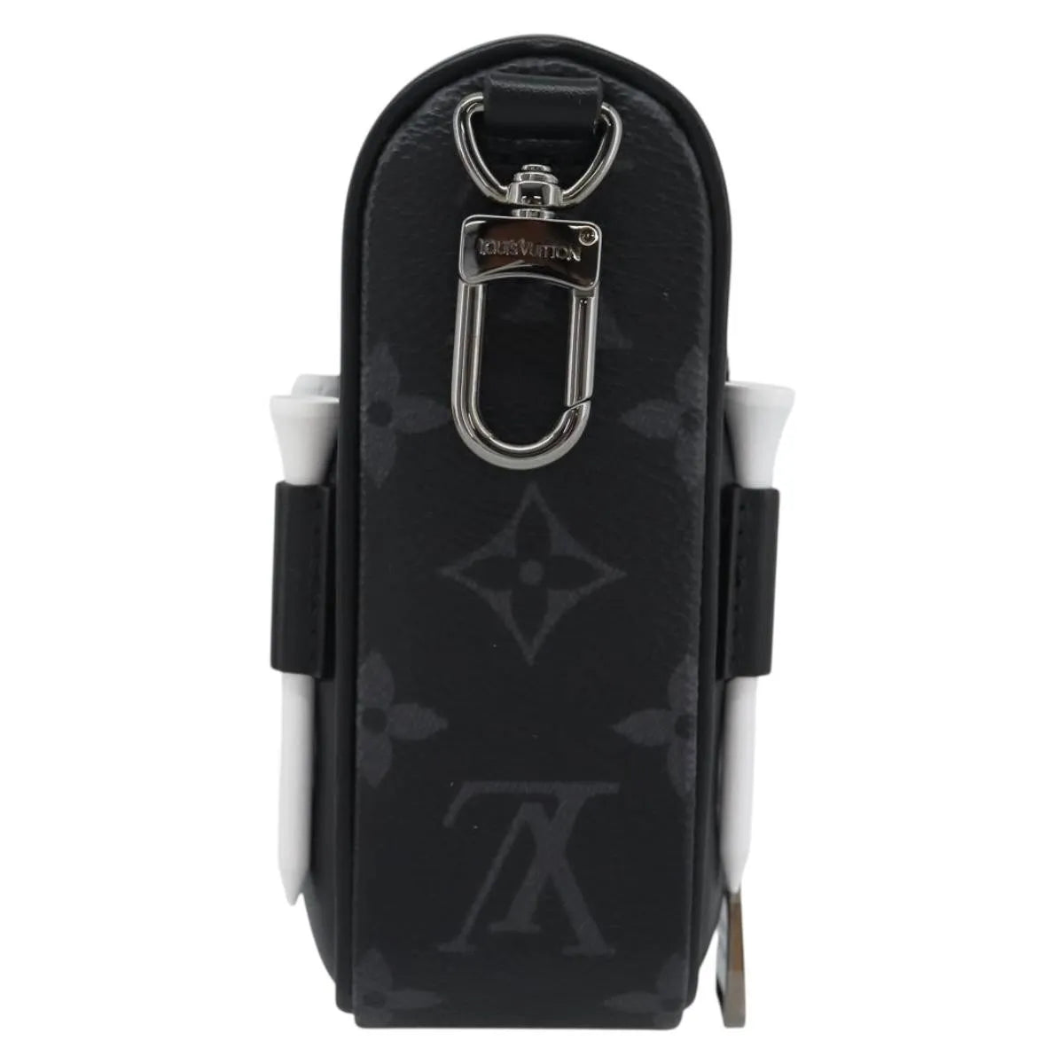 Louis Vuitton Golf Ball Case Monogram Black Canvas Clutche & Pouche Bag (Pre-Owned)