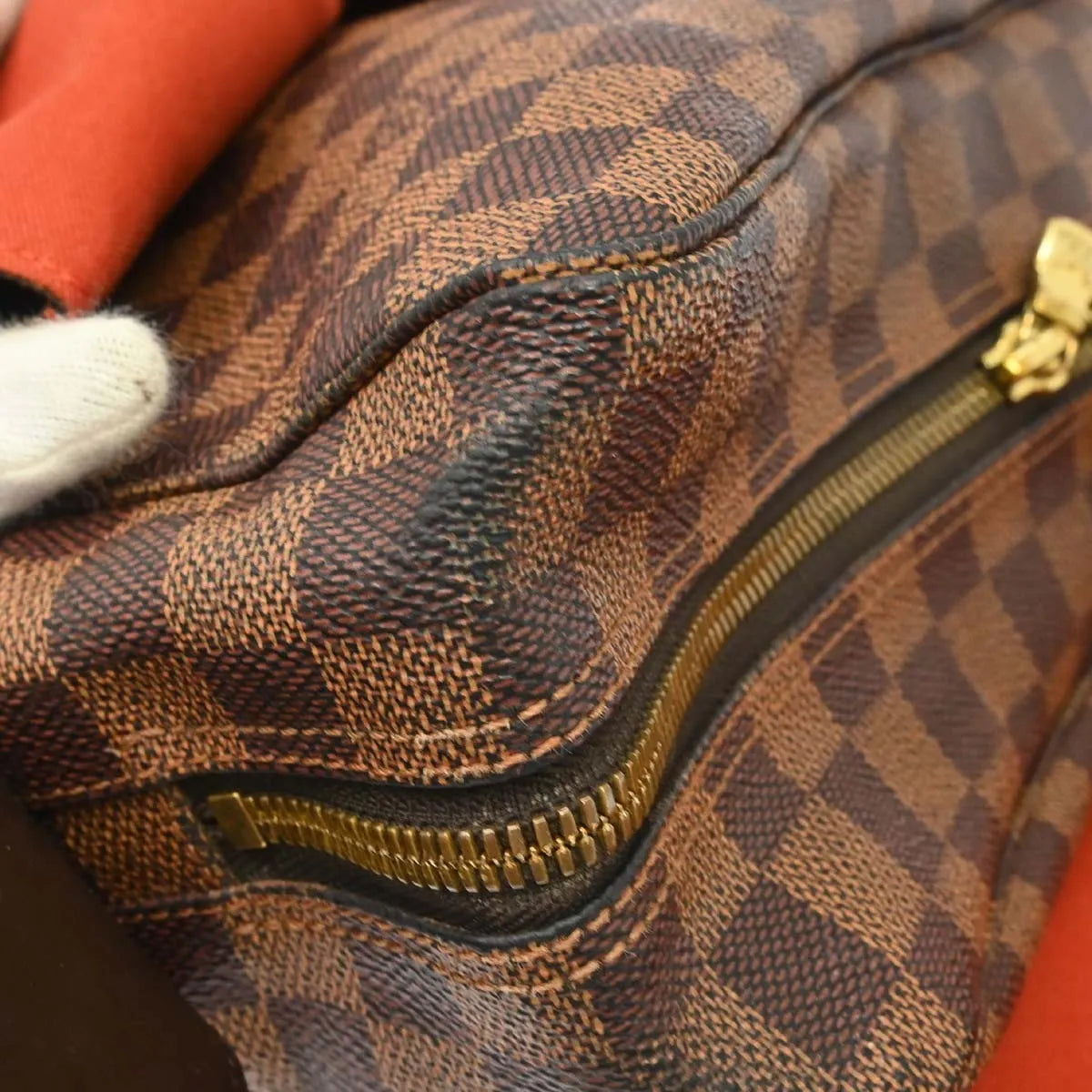 Louis Vuitton Naviglio Damier Brown Canvas Shoulder Bag Bag (Pre-Owned)