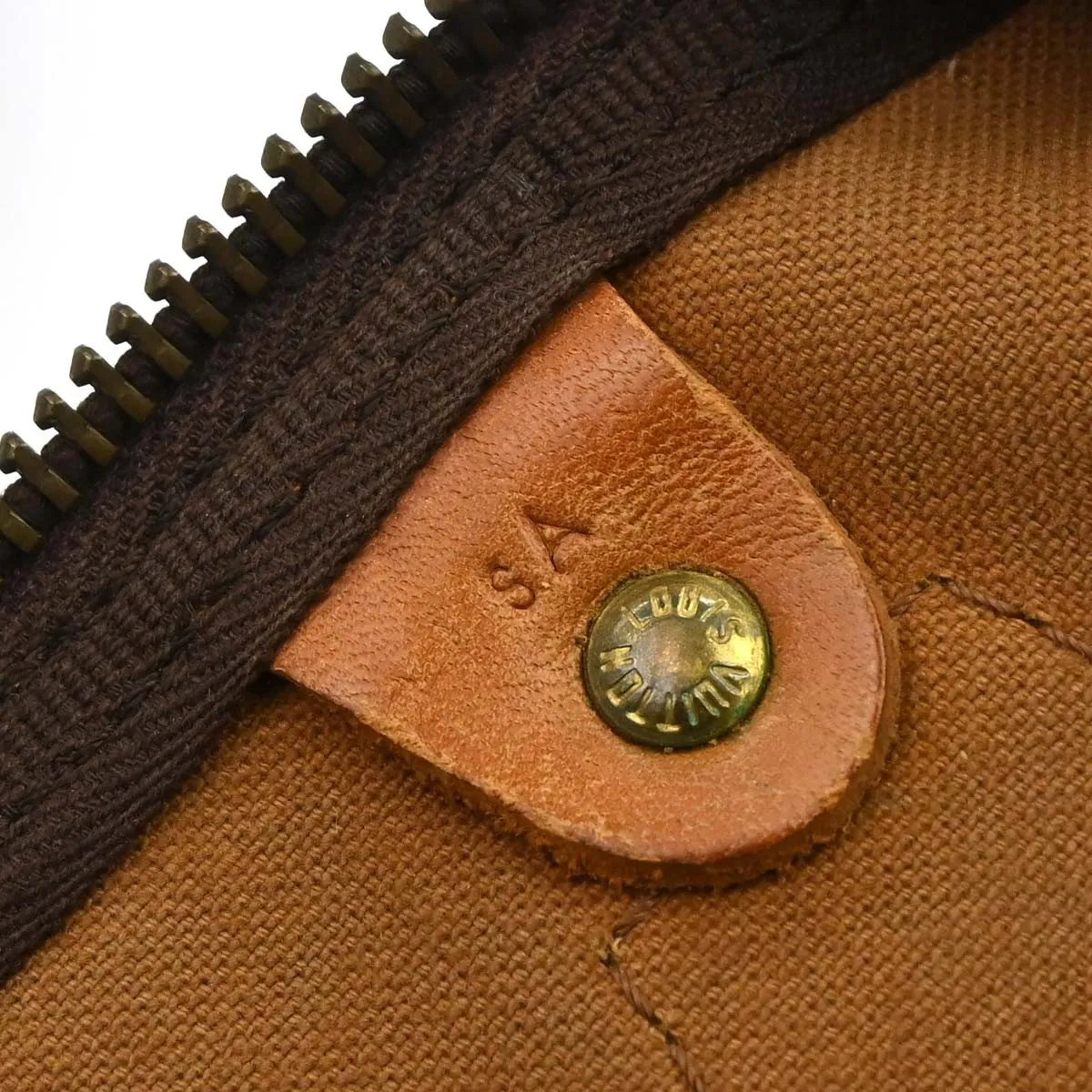 Louis Vuitton Speedy Handbag Monogram Canvas Brown Canvas Handbag (Pre-Owned)